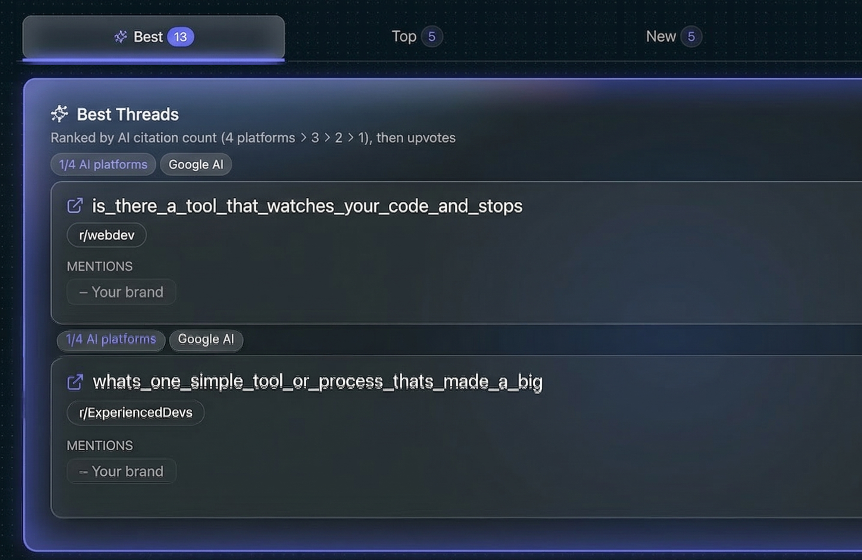 Feature screenshot